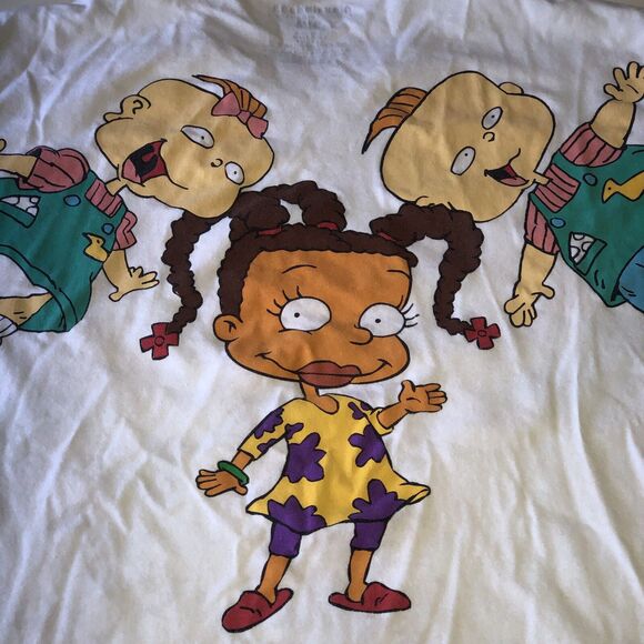 Nickelodeon Rugrats 2 Sided Graphic T Shirt Size Small/Medium - Picture 3 of 11
